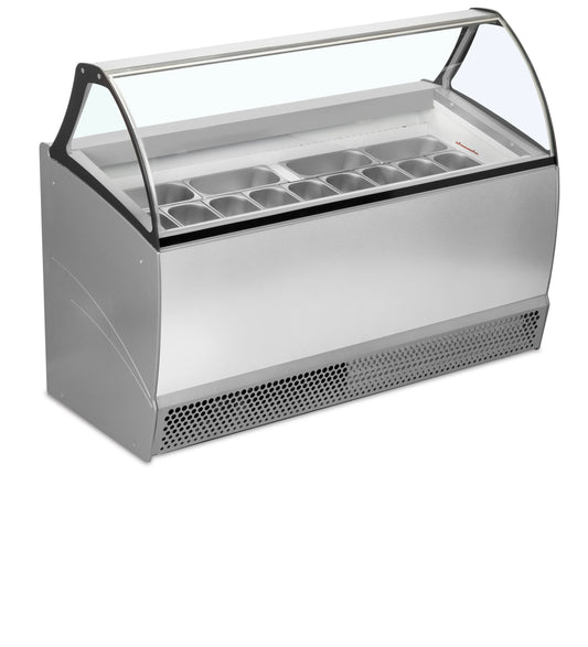 Vitrine ventilée pour glace en bac  BERMUDA RV13 Tefcold