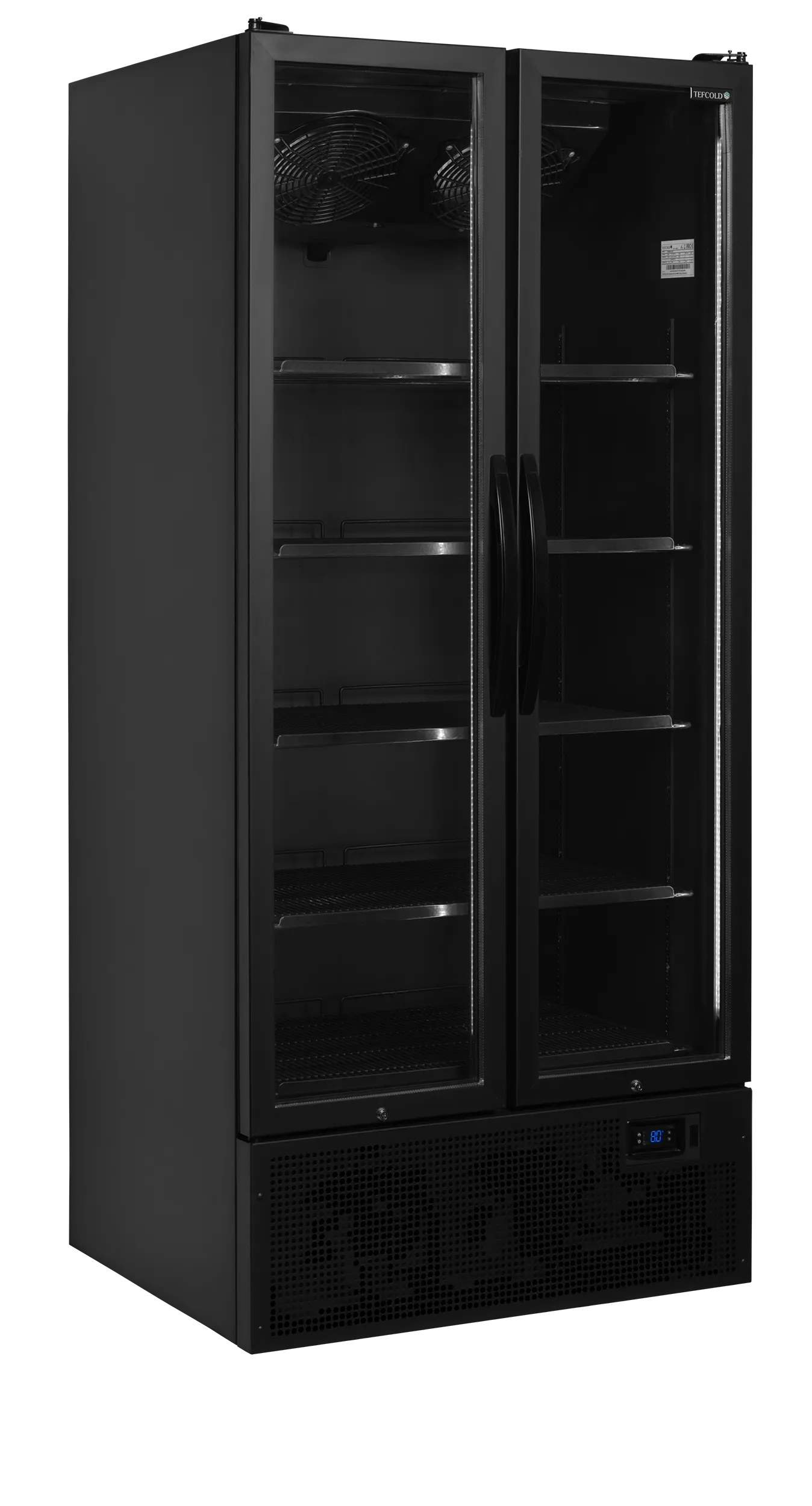 Vitrine réfrigérée noire  FS890H BLACK Tefcold