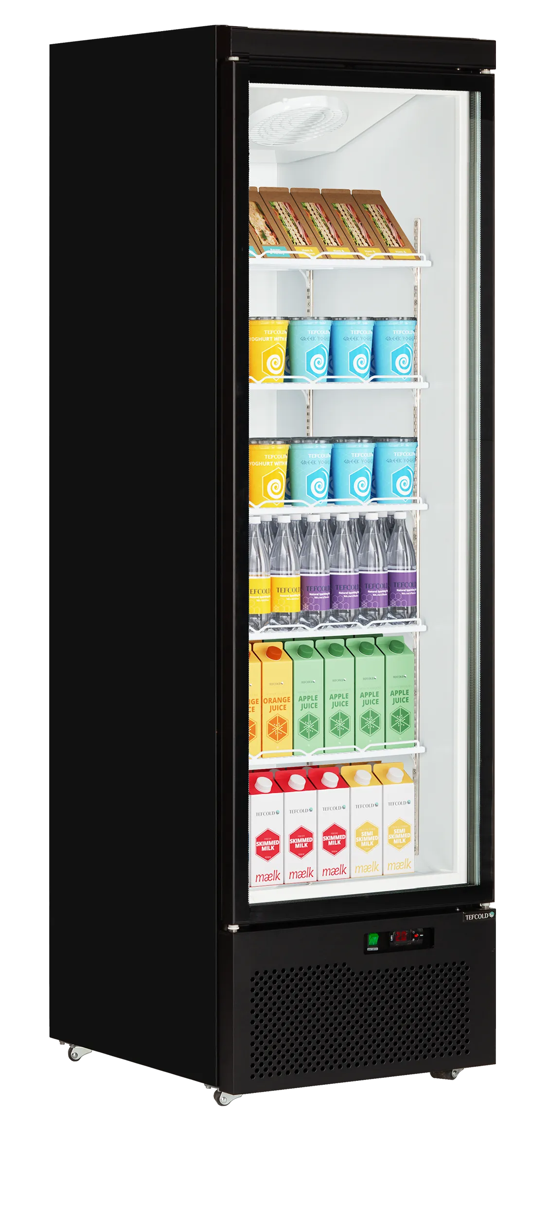 Réfrigérateur vitré 1 porte -  Atom Maxi C1DB - Tefcold