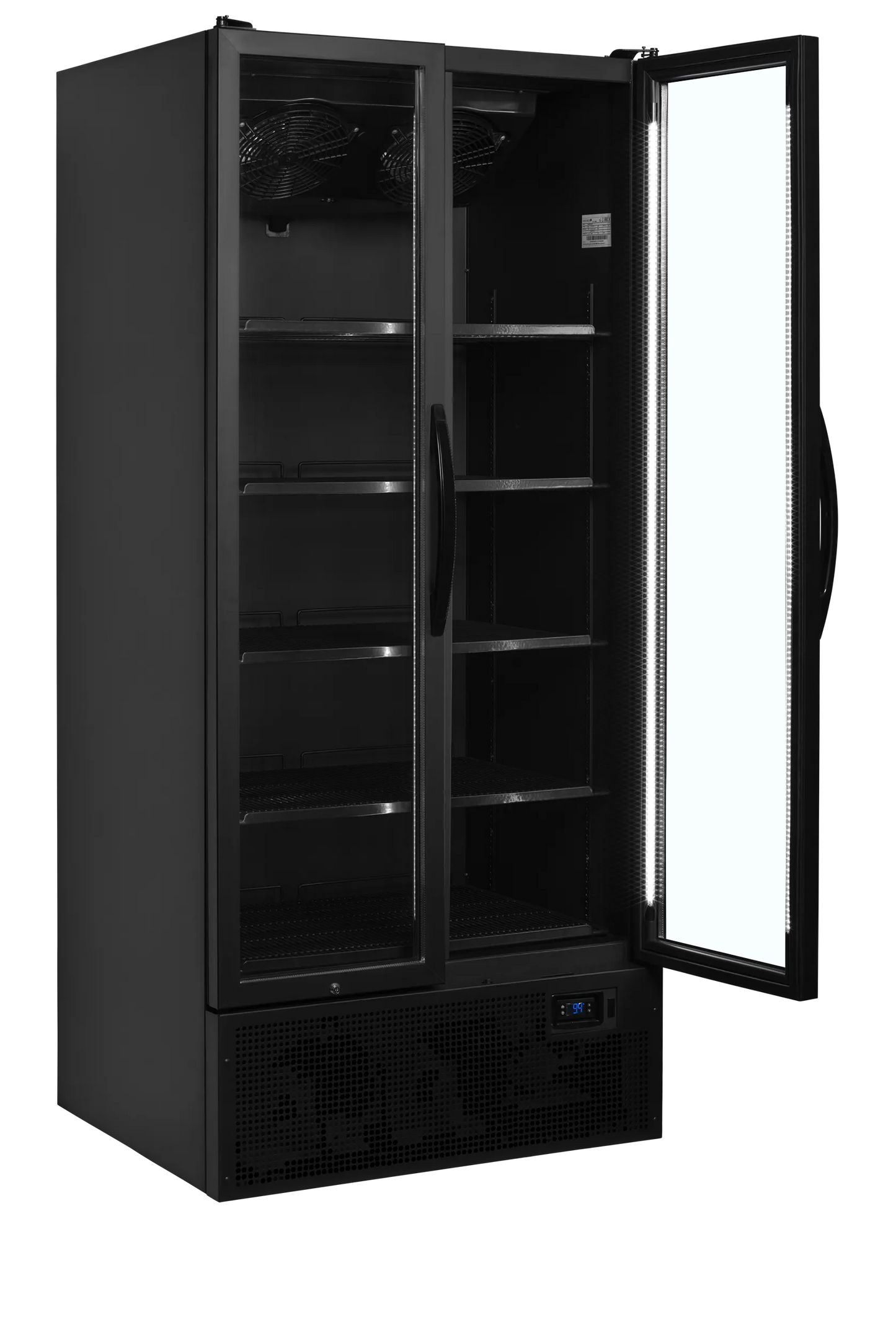 Vitrine réfrigérée noire  FS890H BLACK Tefcold