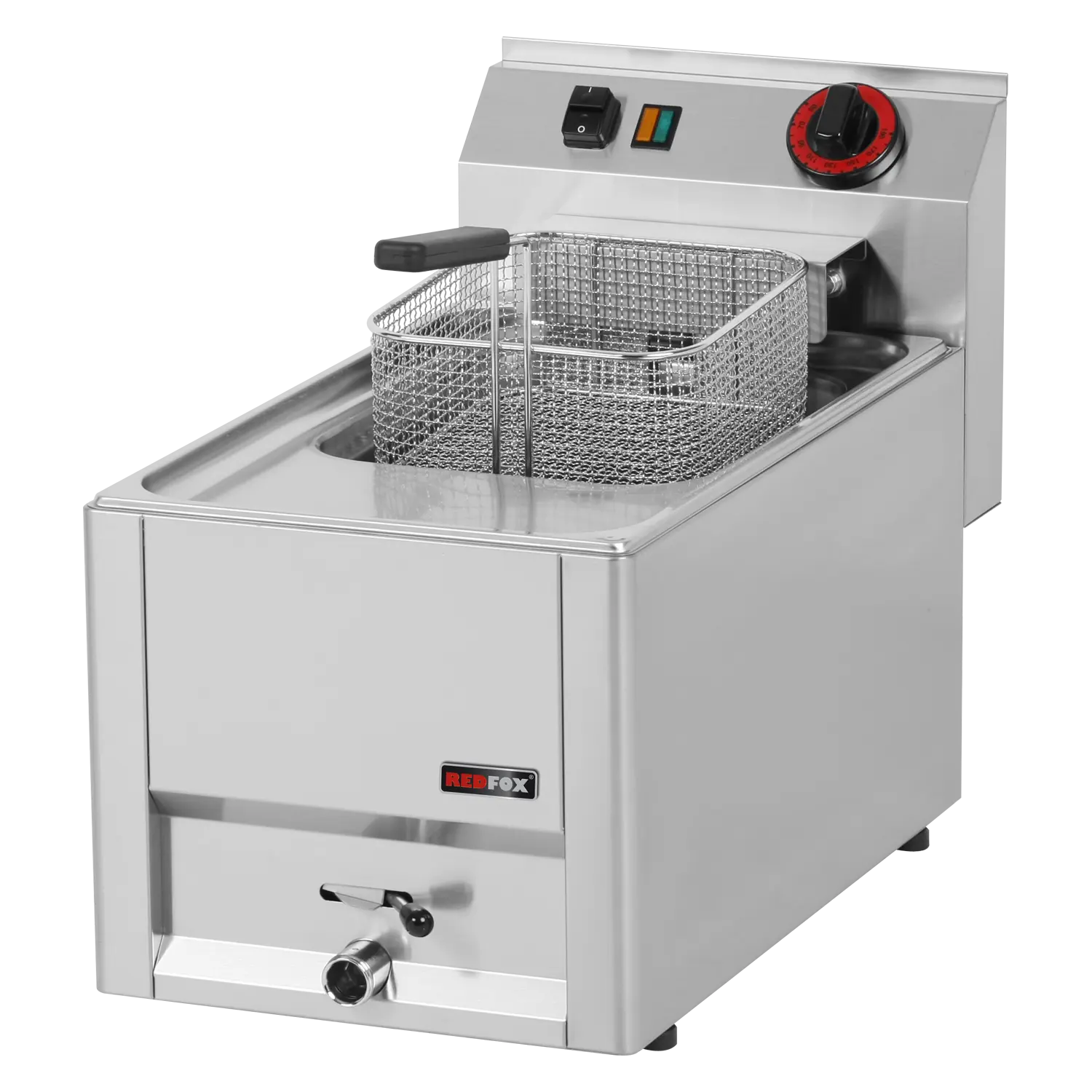 Friteuse électrique 0,38 kW/l, 8 l sans soubassement 230 V | REDFOX - FE 30 EL by Redfox