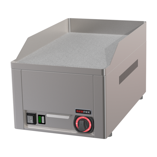 Plaque de cuisson 32x48 électrique chrome durable lisse TOP 230 V | REDFOX - FTHC 30 E