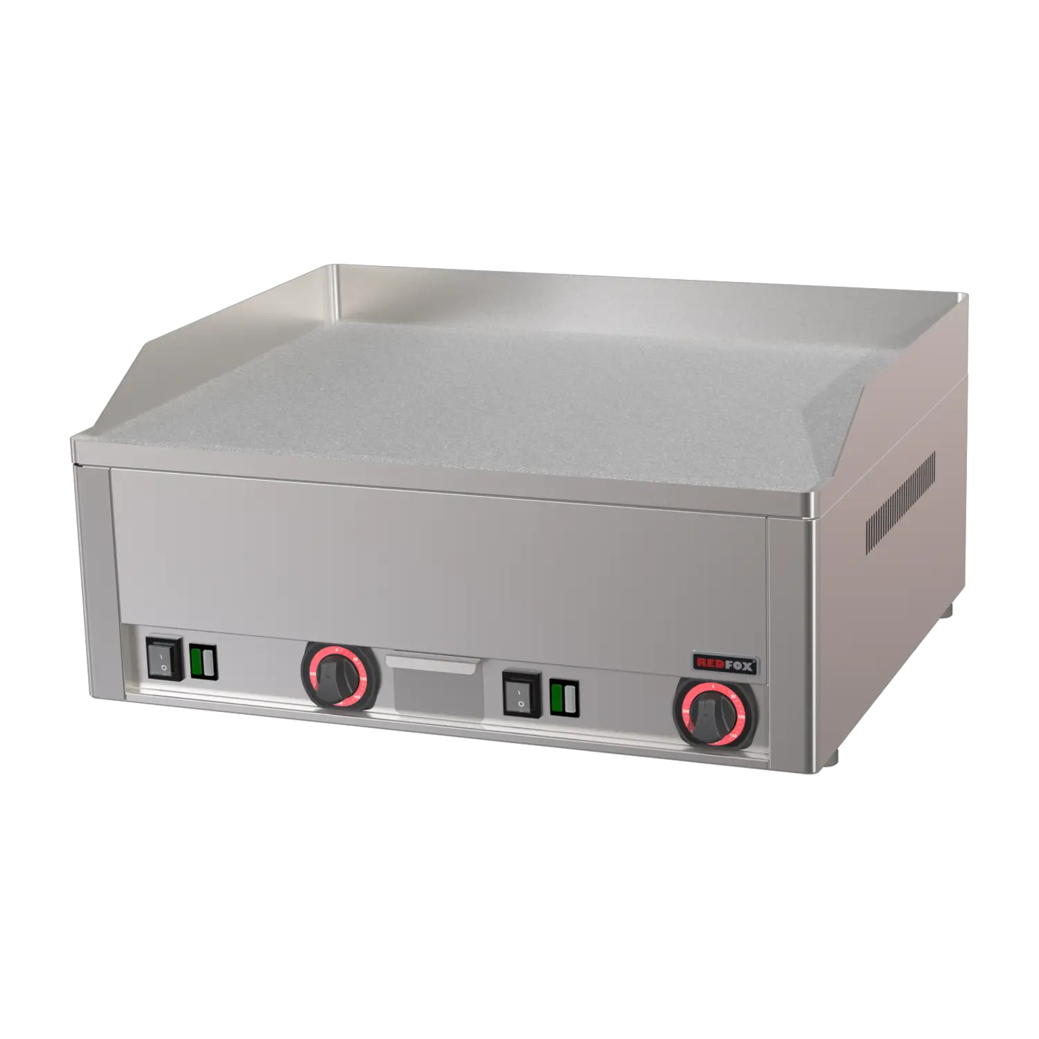 Plaque de cuisson 65x48 électrique chrome durable lisse TOP 400 V | REDFOX - FTHC 60 E