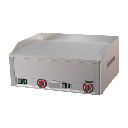 Plaque de cuisson 65x48 électrique chrome durable lisse TOP 400 V | REDFOX - FTHC 60 E