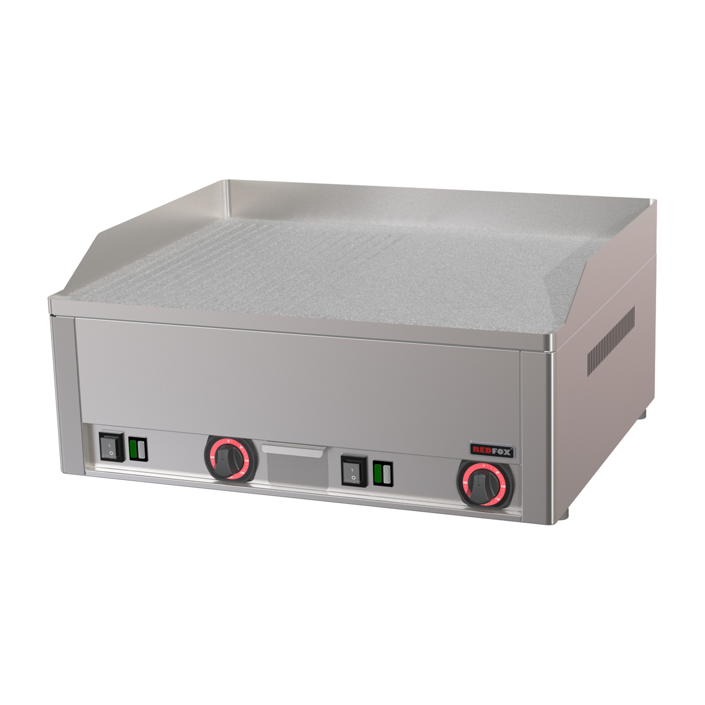 Plaque de cuisson 65x48 électrique chrome durable combinée TOP | REDFOX - FTHRC 60 E