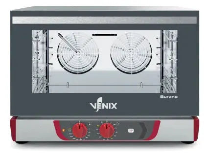 Four à convection 4 niveaux 600x400 mm gn 1/1 gamme burano B04MIHAER  VENIX