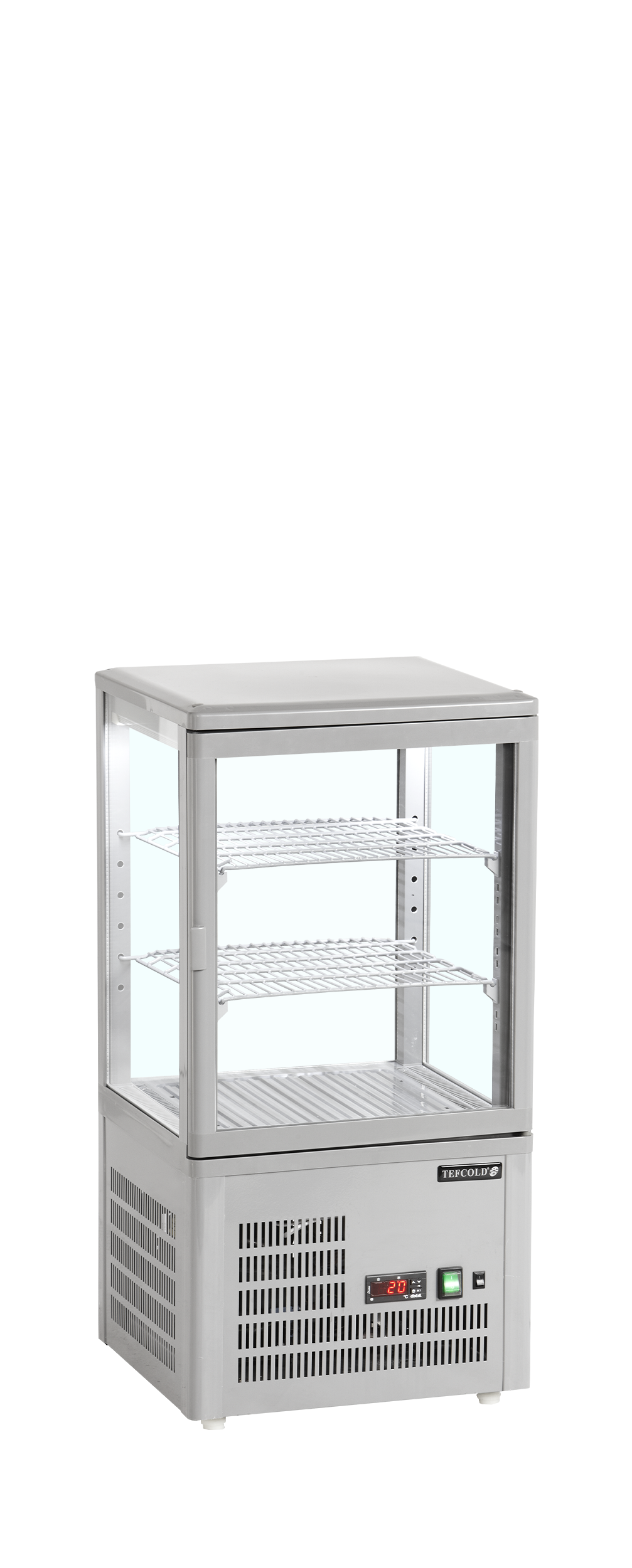 Vitrine 4 faces vitrée - TEFCOLD - UPD60-GREY-16062 by TEFCOLD