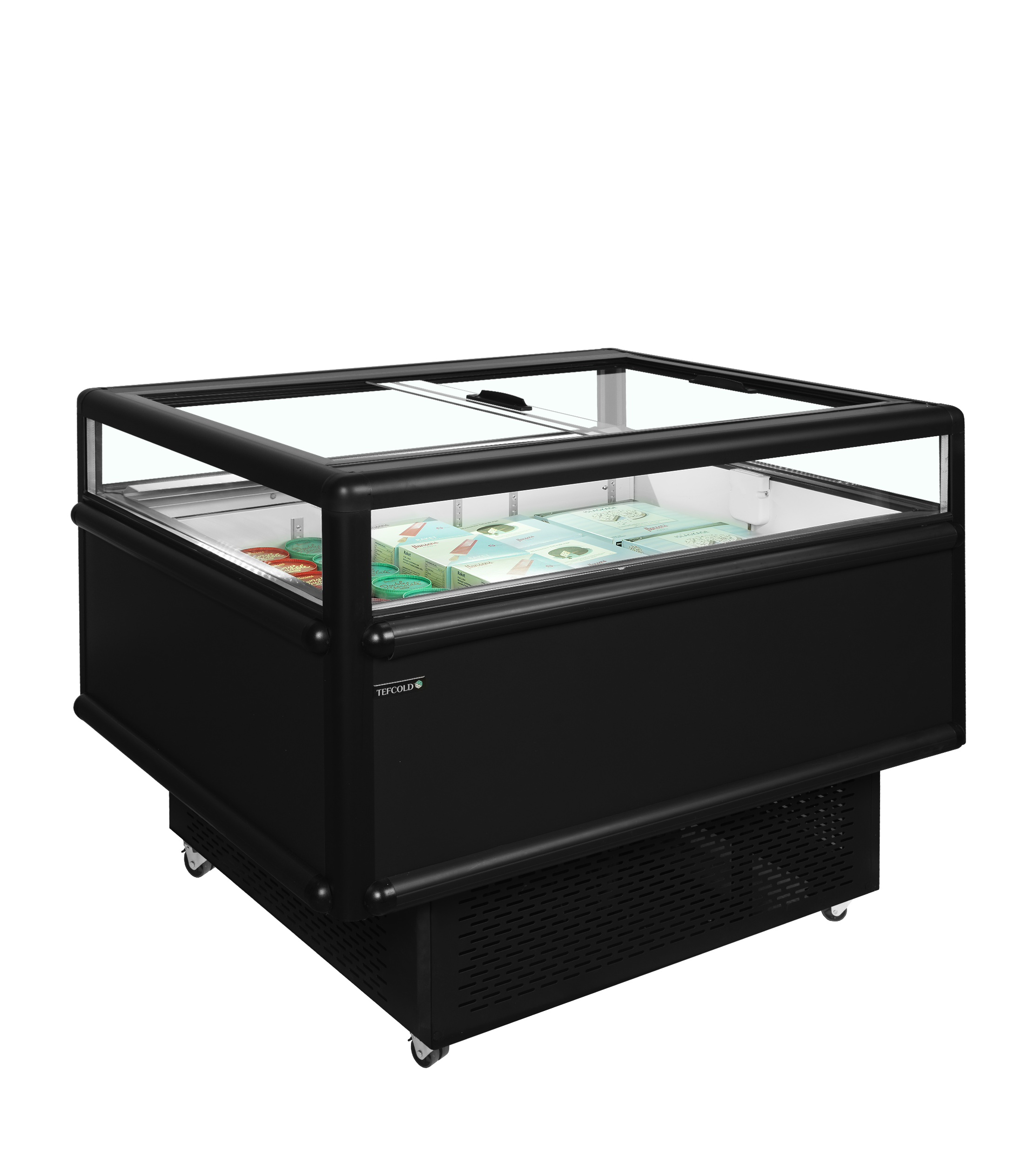 Réfrigérateur/congélateur noir pour achats impulsifs - TEFCOLD - UHD201-BLACK-48825 by TEFCOLD