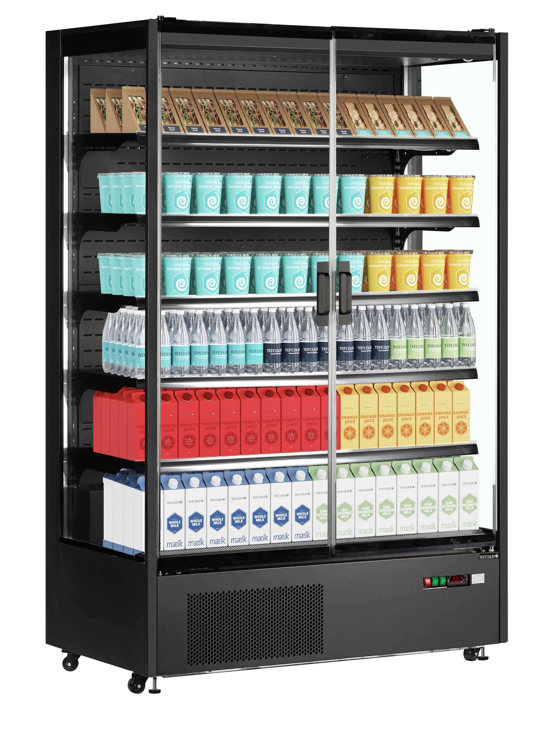 Vitrine réfrigérée pour supermarché - TEFCOLD - PC1250B-47447 by TEFCOLD