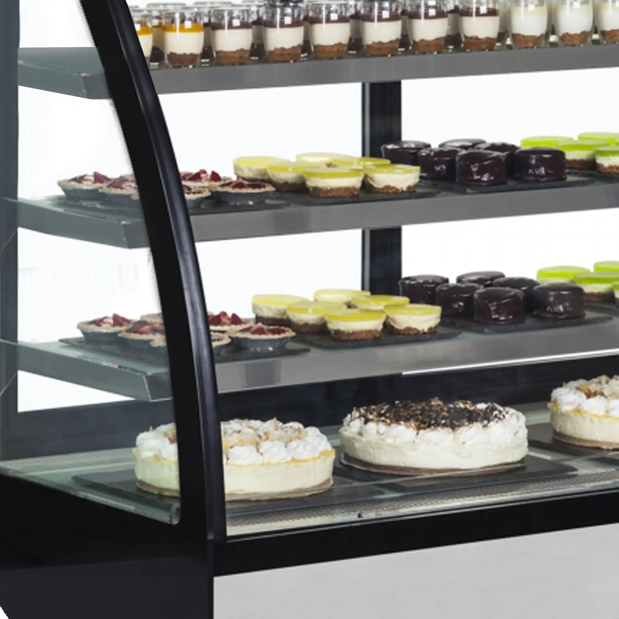 Vitrine d'exposition Led - TEFCOLD - LPD1500C-BLACK-16050 by TEFCOLD