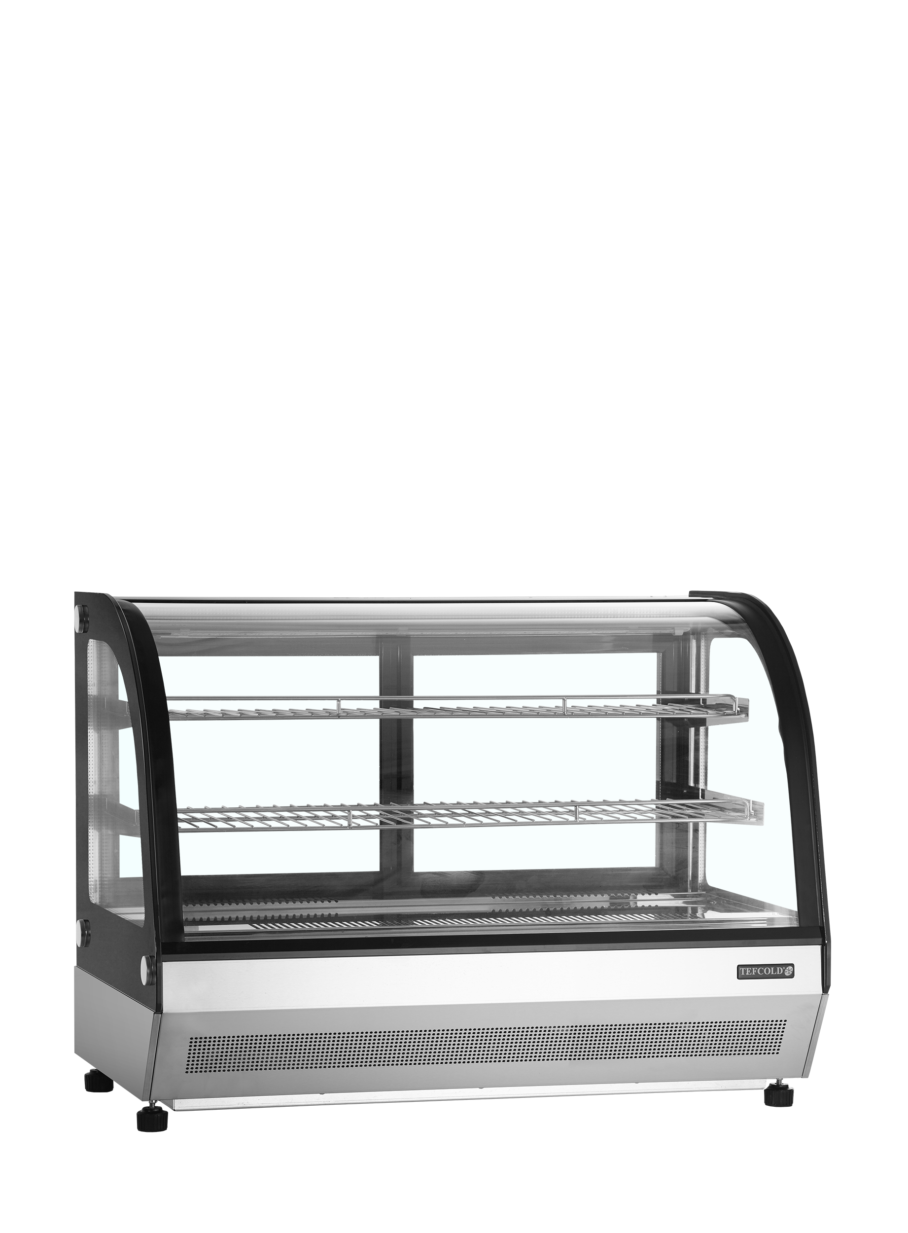 Vitrine 4 faces vitrée - TEFCOLD - LCT900C-BLACK-16040 by TEFCOLD