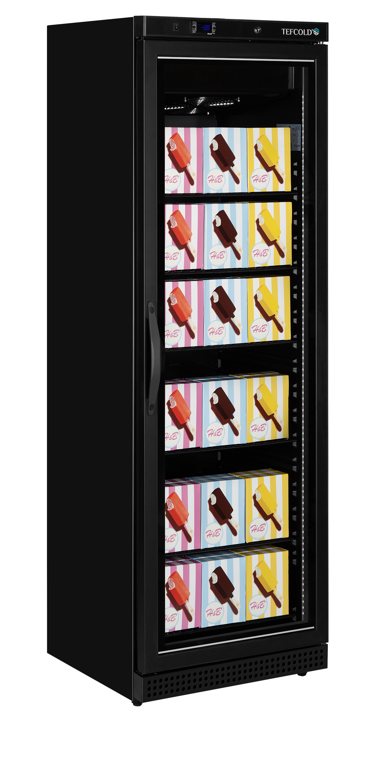 Armoire de congélation vitré - TEFCOLD - UF400VGB-55787 by TEFCOLD