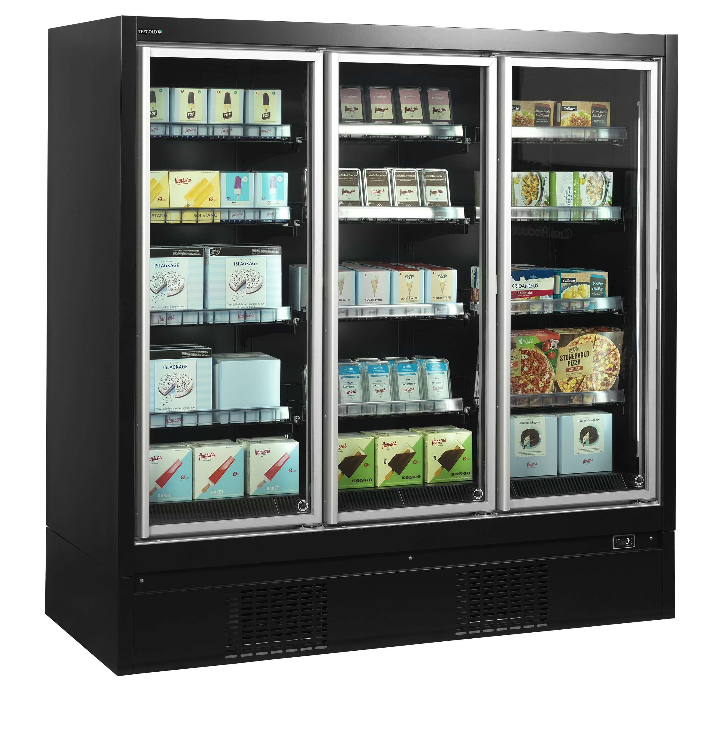 Vitrine réfrigérée pour supermarché à froid négatif - TEFCOLD - EXTRA1875FD-38526 by TEFCOLD