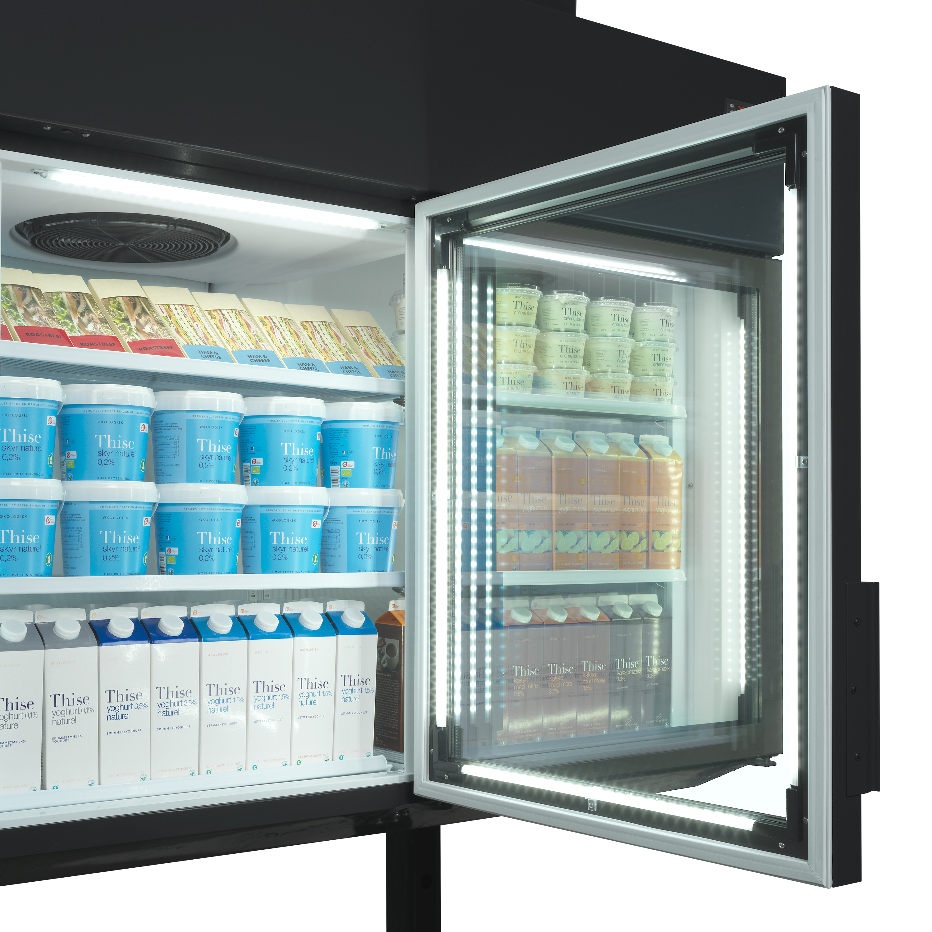 Armoire de congélation supermarché mûral avec portes vitré - TEFCOLD - MTF210B-VS-41048 by TEFCOLD