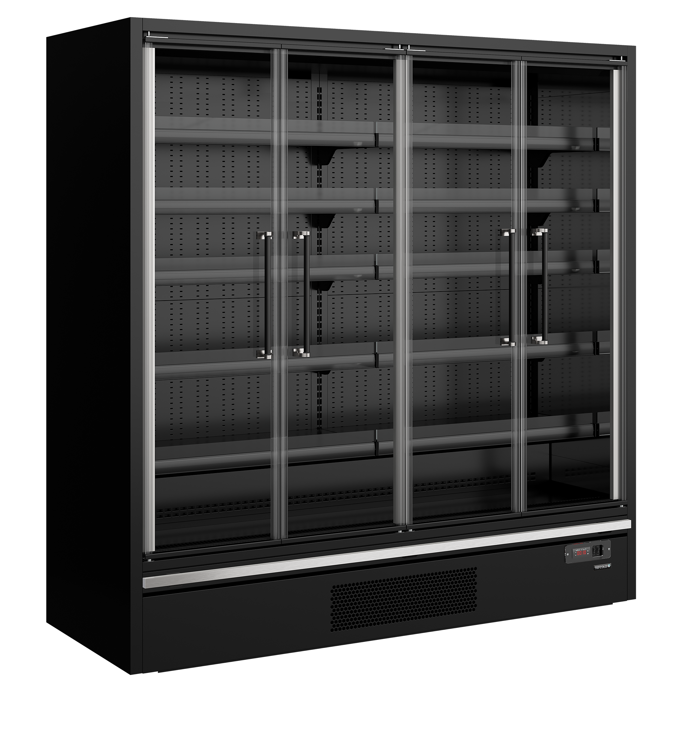 Vitrine réfrigérée pour supermarché - TEFCOLD - GALAXY-GP20FGD-BLACK-43816 by TEFCOLD