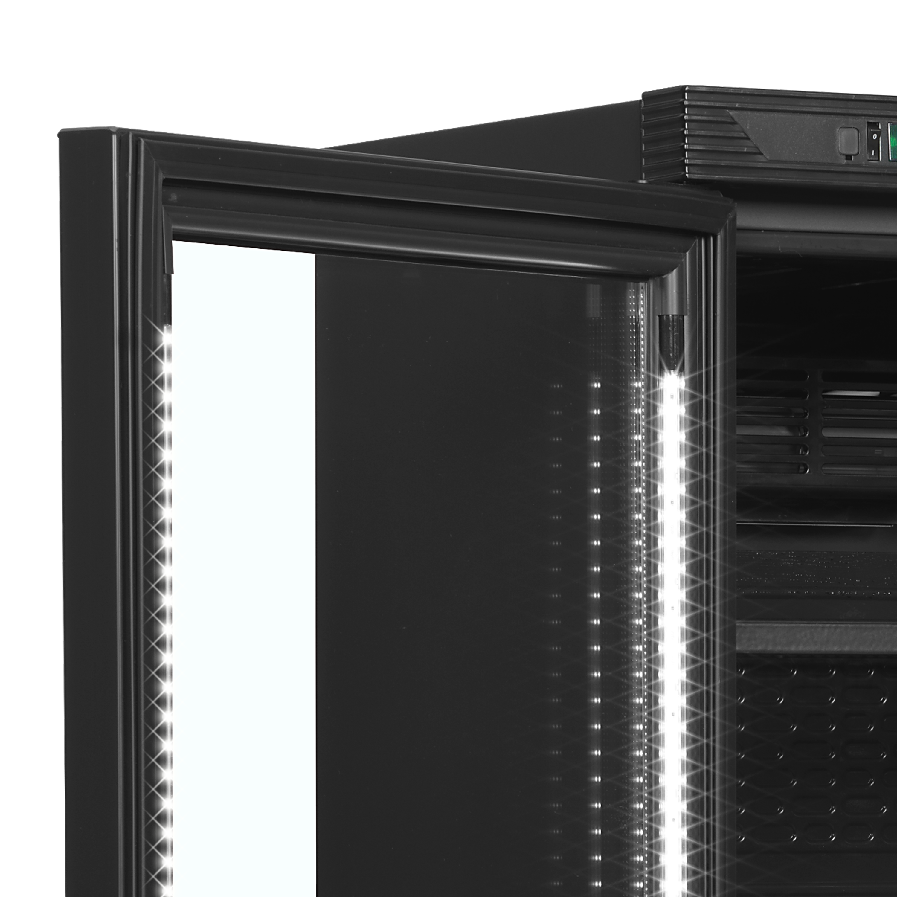 Armoire à boissons, charnières côté gauche - TEFCOLD - CEV425-BLACK-L-H-43909 by TEFCOLD