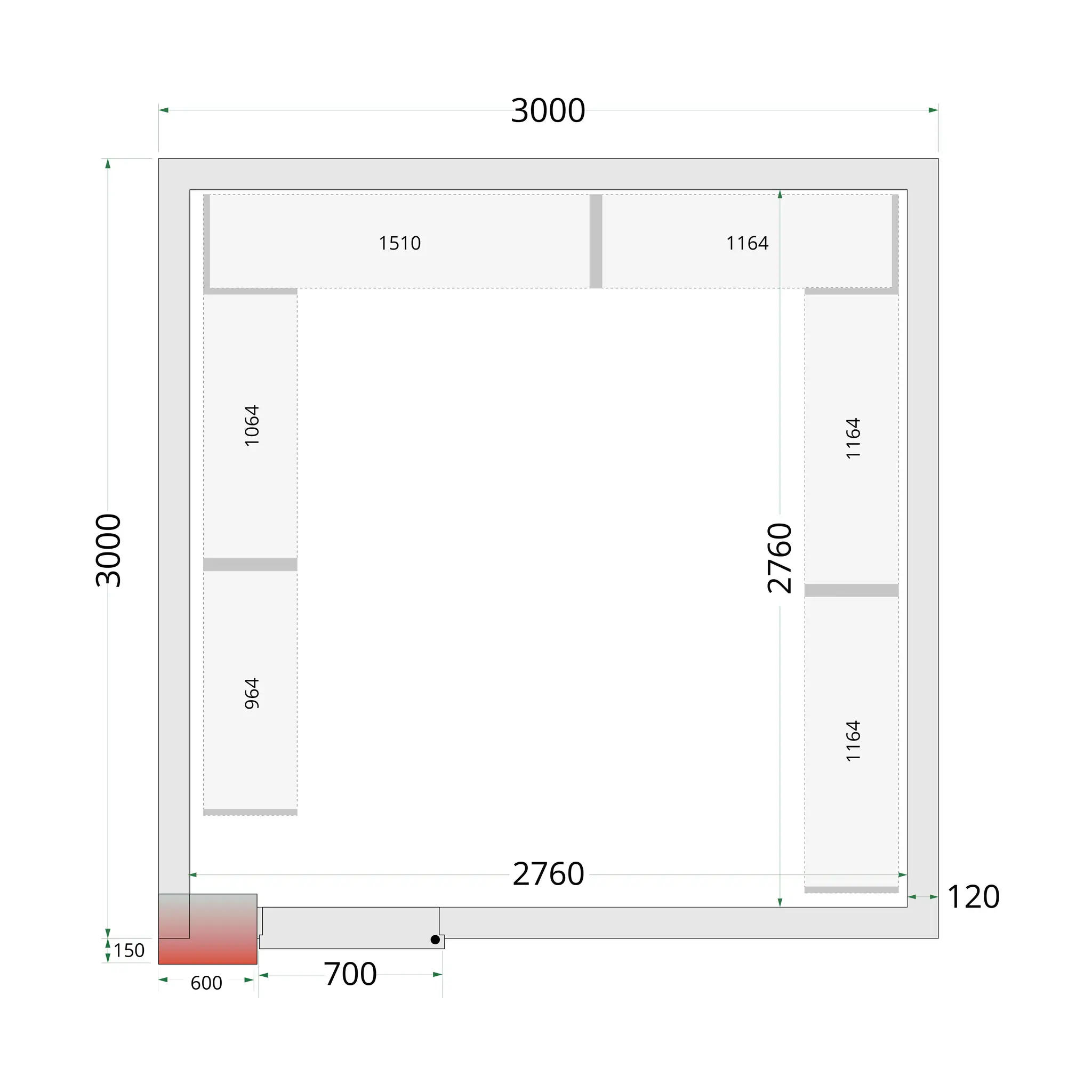 SYSTÈME DE RAYONNAGE POUR - TEFCOLD - SHELF-RACK-SYSTEM-KIT-46233 by TEFCOLD