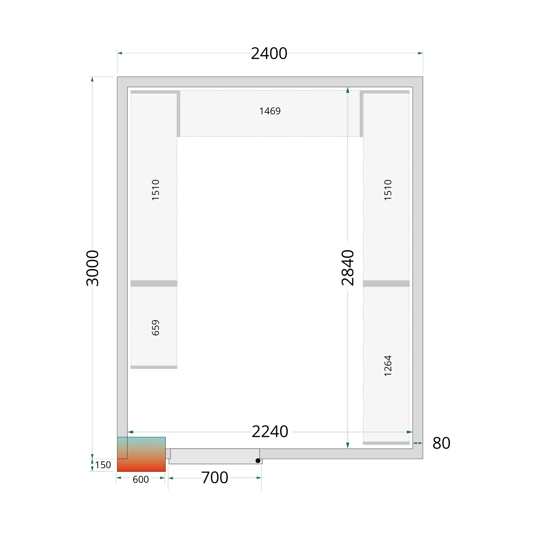SYSTÈME DE RAYONNAGE POUR - TEFCOLD - SHELF-RACK-SYSTEM-KIT-45512 by TEFCOLD