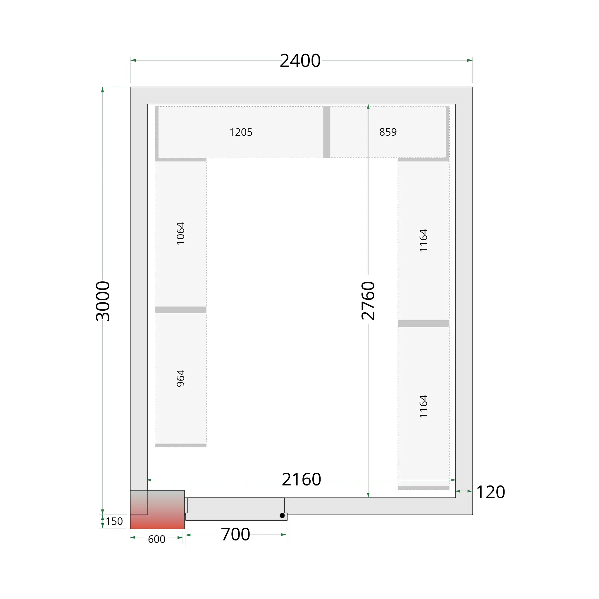 SYSTÈME DE RAYONNAGE POUR - TEFCOLD - SHELF-RACK-SYSTEM-KIT-45722 by TEFCOLD
