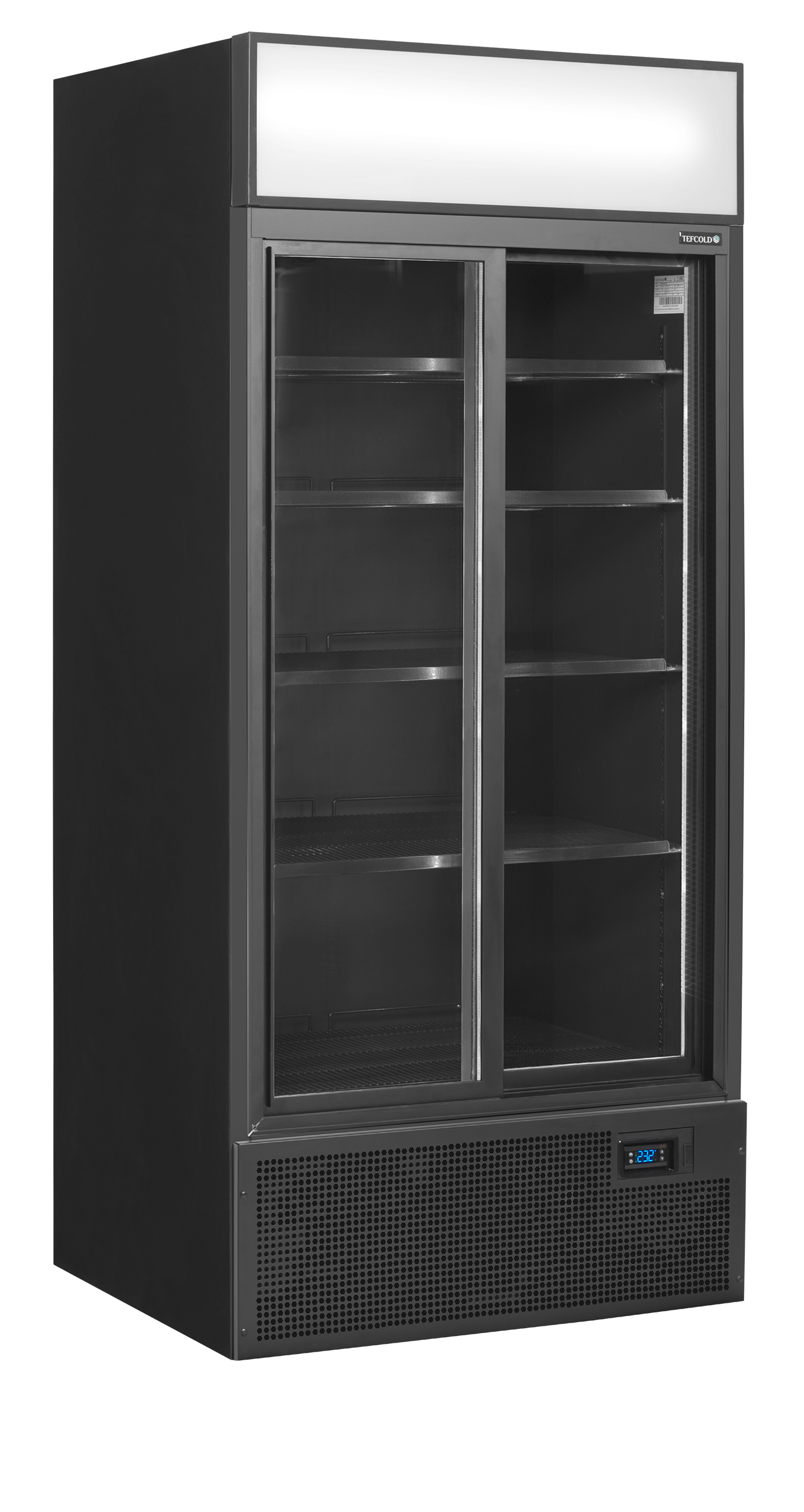 Armoire réfrigérée à boisson vitré noir - TEFCOLD - FSC891S-BLACK-49273 by TEFCOLD