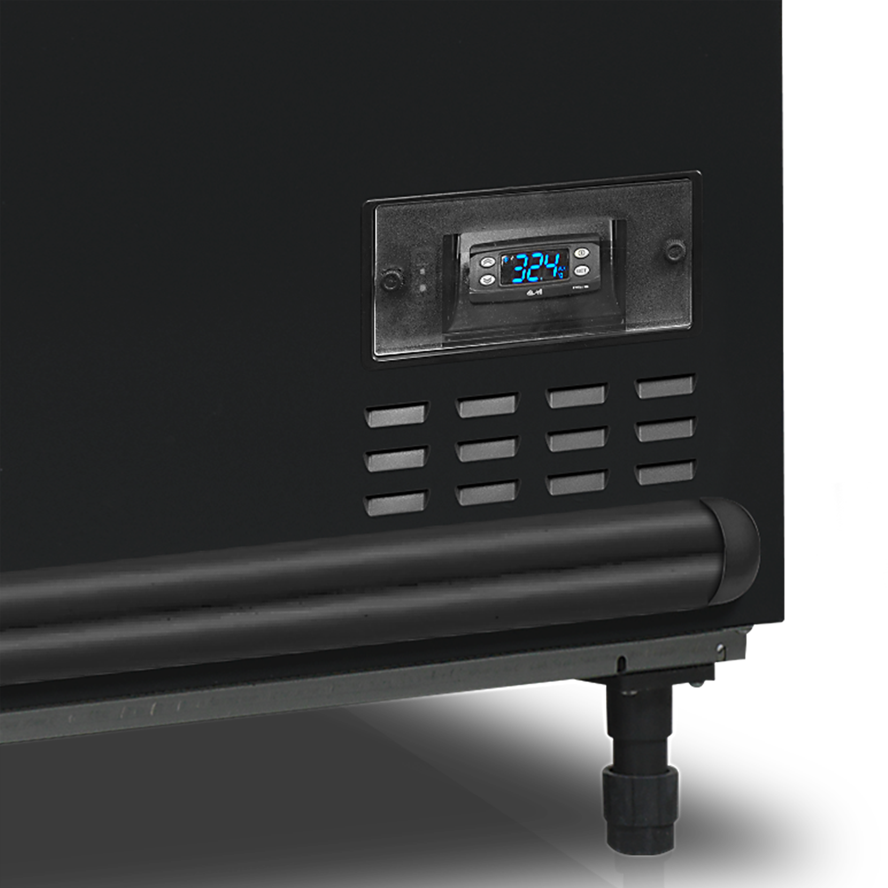 Congélateur réfrigérateur de supermarché Bi température noir - TEFCOLD - SFI185B-CF-VS-41058 by TEFCOLD