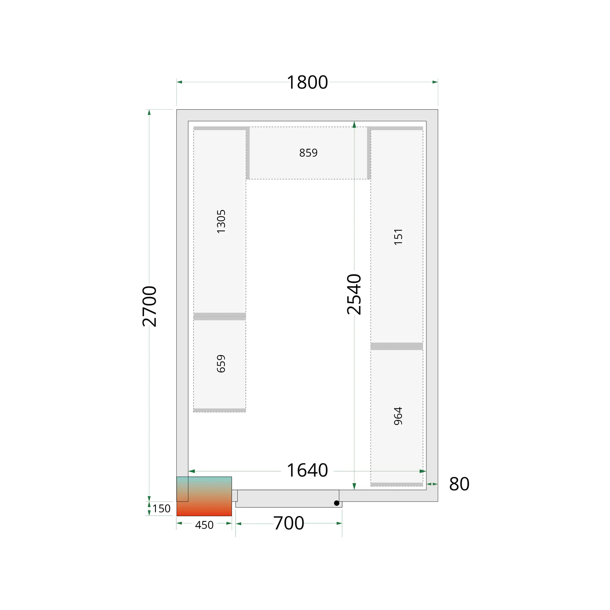 SYSTÈME DE RAYONNAGE POUR - TEFCOLD - SHELF-RACK-SYSTEM-KIT-46212 by TEFCOLD