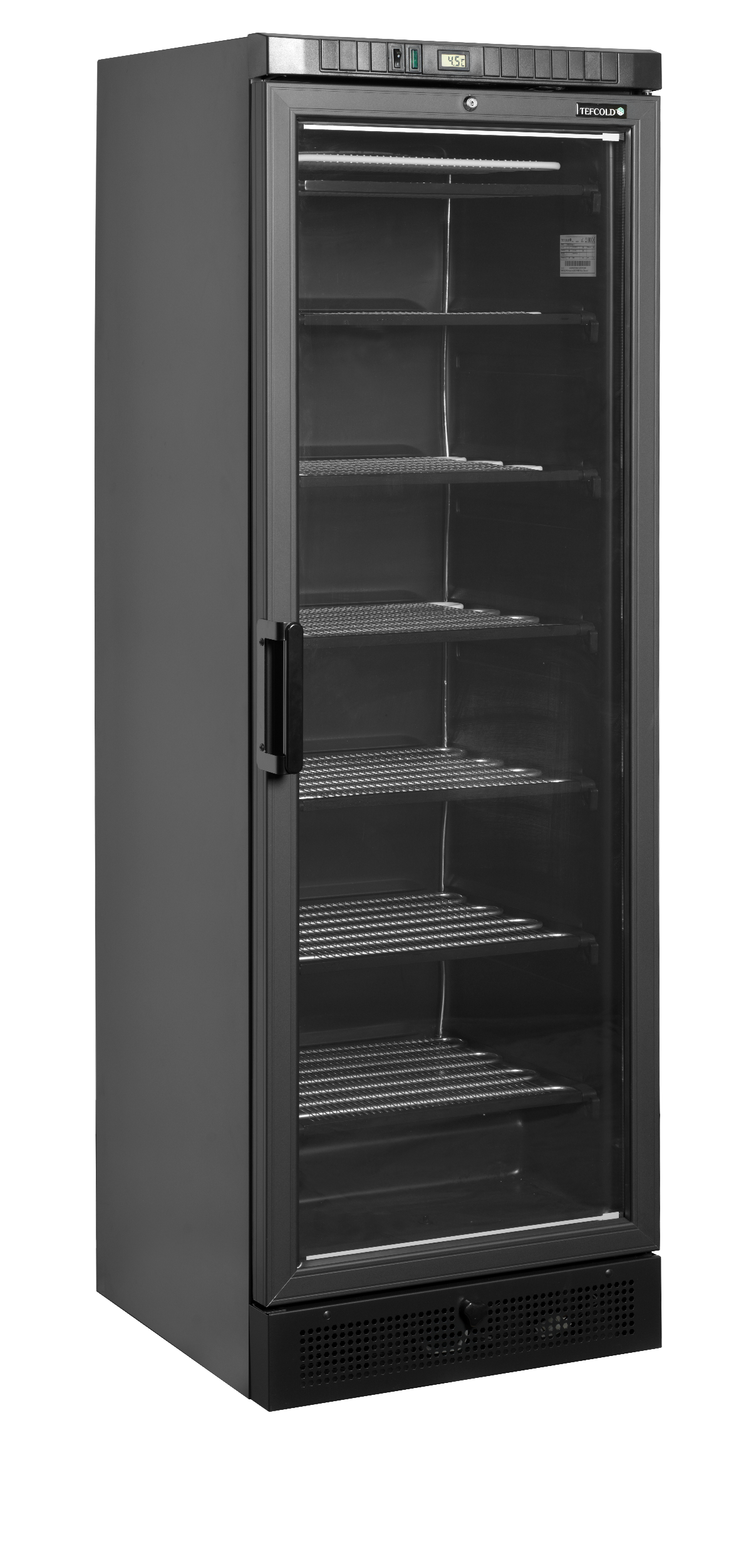 Congélateur vitré noir - TEFCOLD - UFSC371G-BLACK-45479 by TEFCOLD