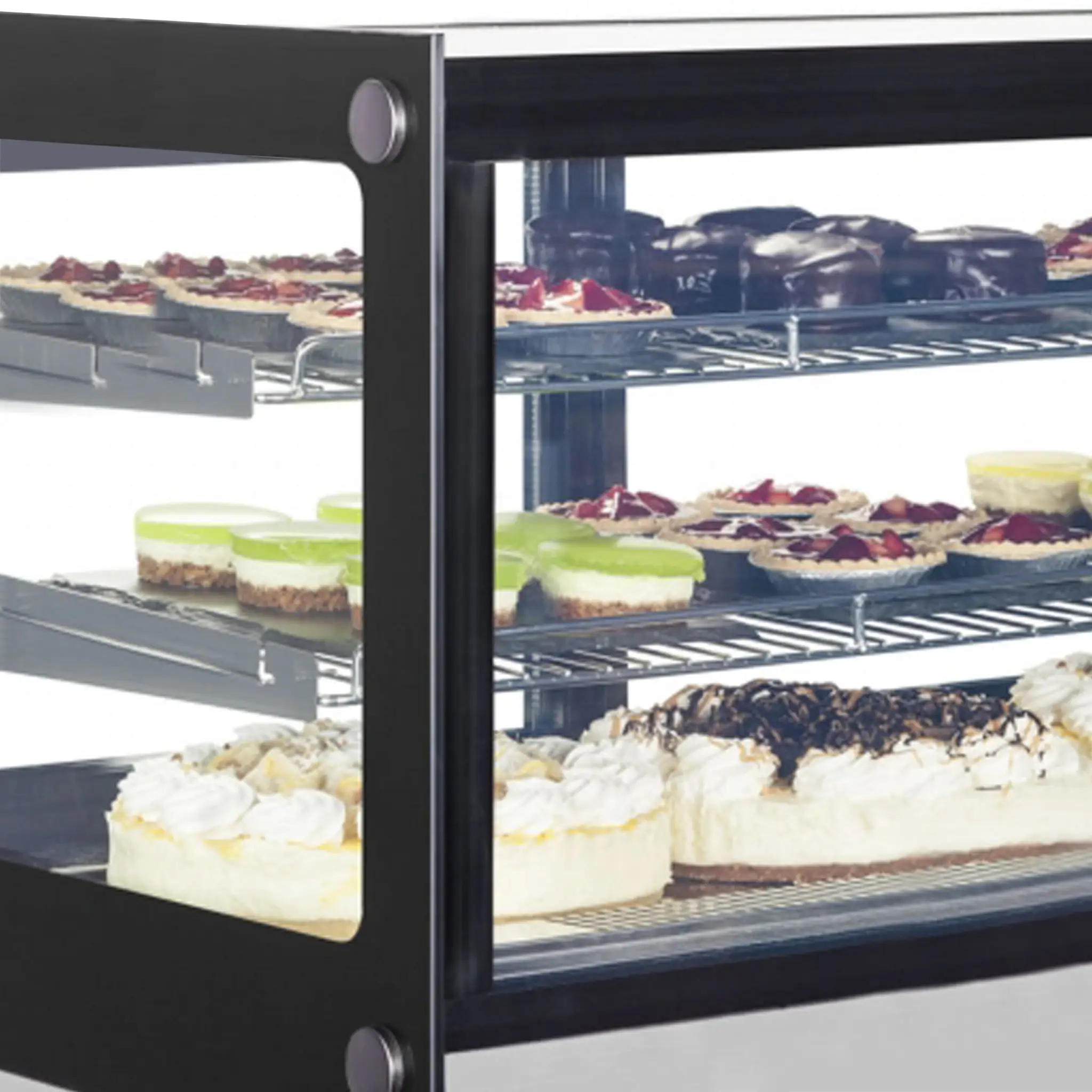Vitrine d'exposition Led - TEFCOLD - LCT750F-BLACK-16038 by TEFCOLD