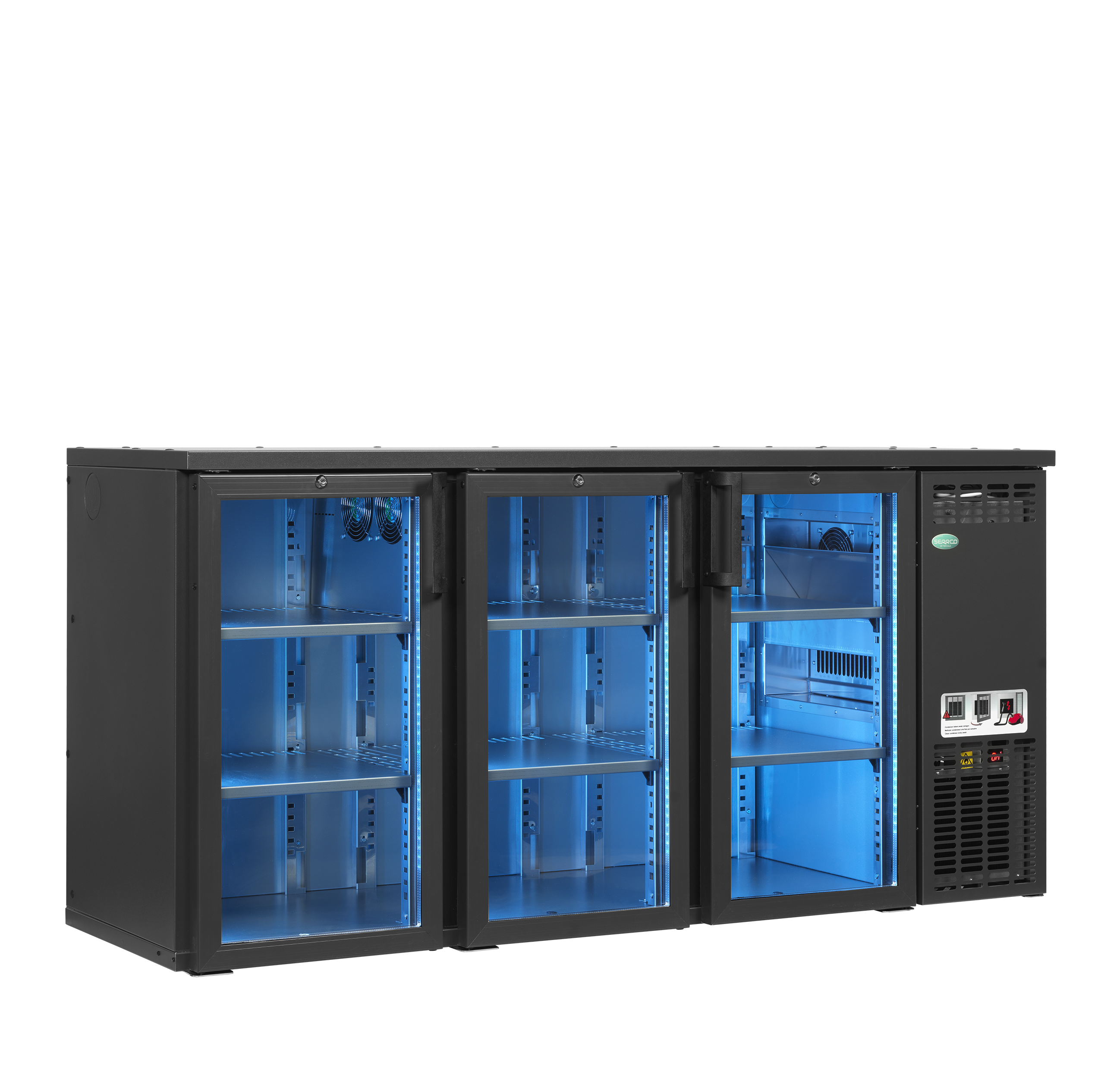 Arrière bar vitré haut de gamme - Serrco by TEFCOLD - SCL-222GMU-68923 by Serrco by TEFCOLD