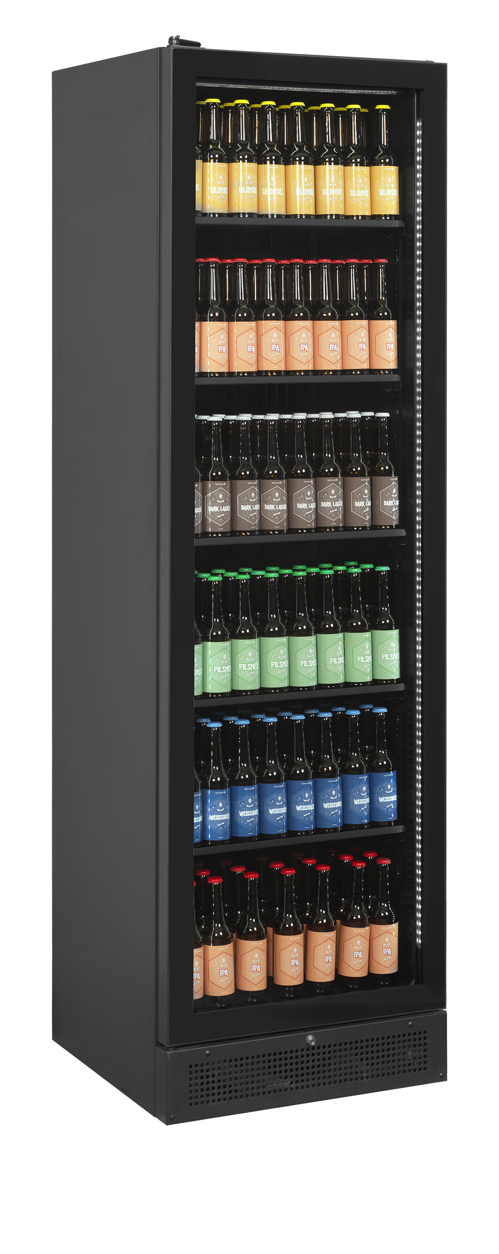 Armoire à boissons avec charnières côté gauche - TEFCOLD - SCU1425-FRAMELESS-L-H-53323 by TEFCOLD