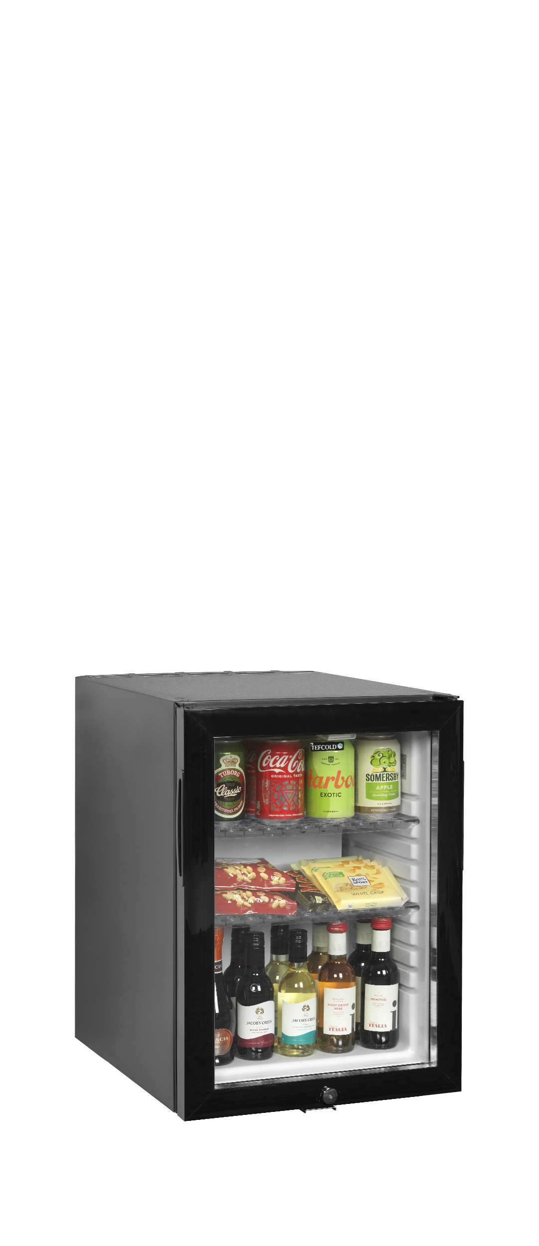 Réfrigérateur minibar à porte vitrée - TEFCOLD - TM45GC-46360 by TEFCOLD