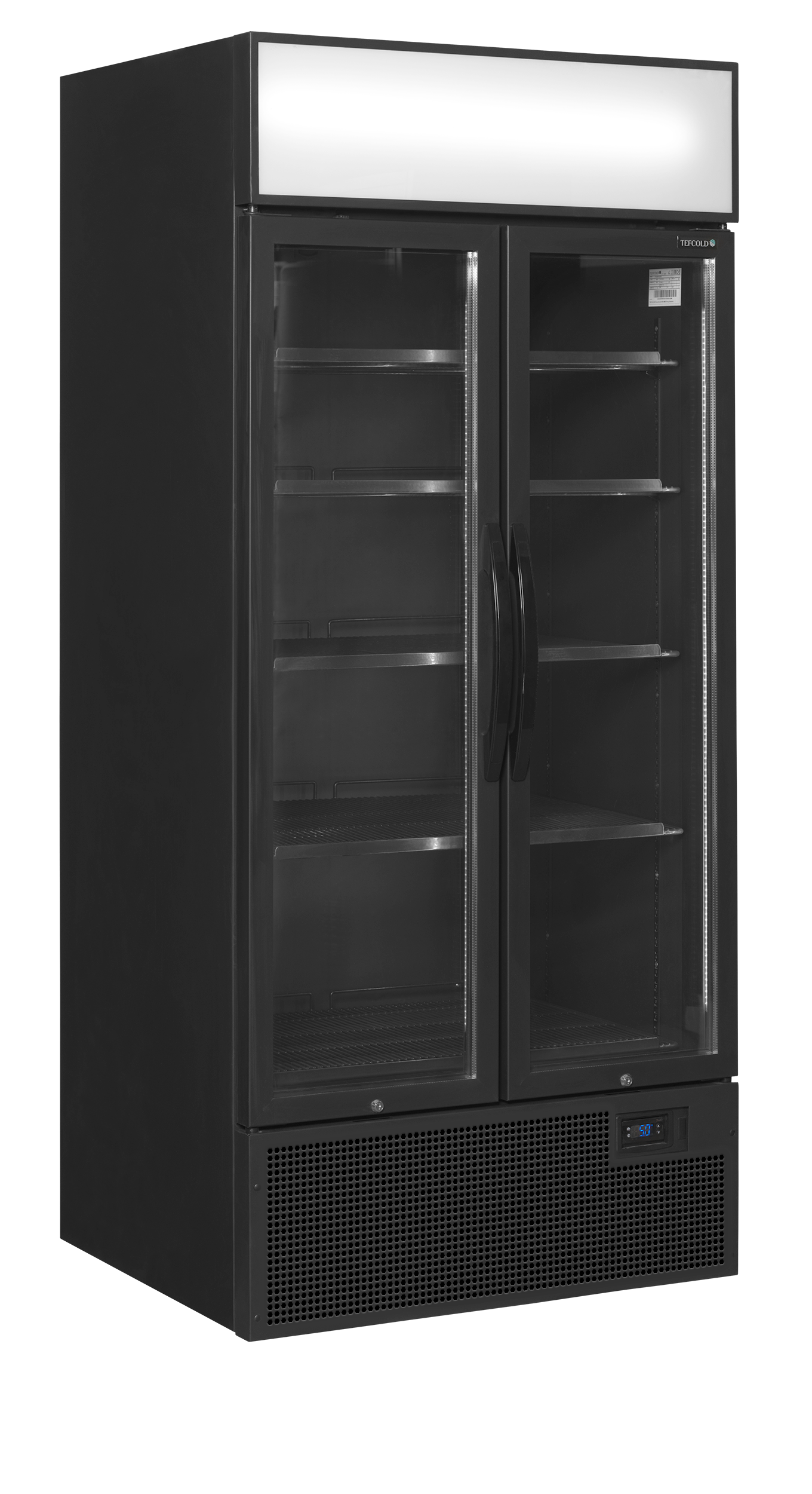 Armoire réfrigérée à boisson vitré noir - TEFCOLD - FSC891H-BLACK-49271 by TEFCOLD