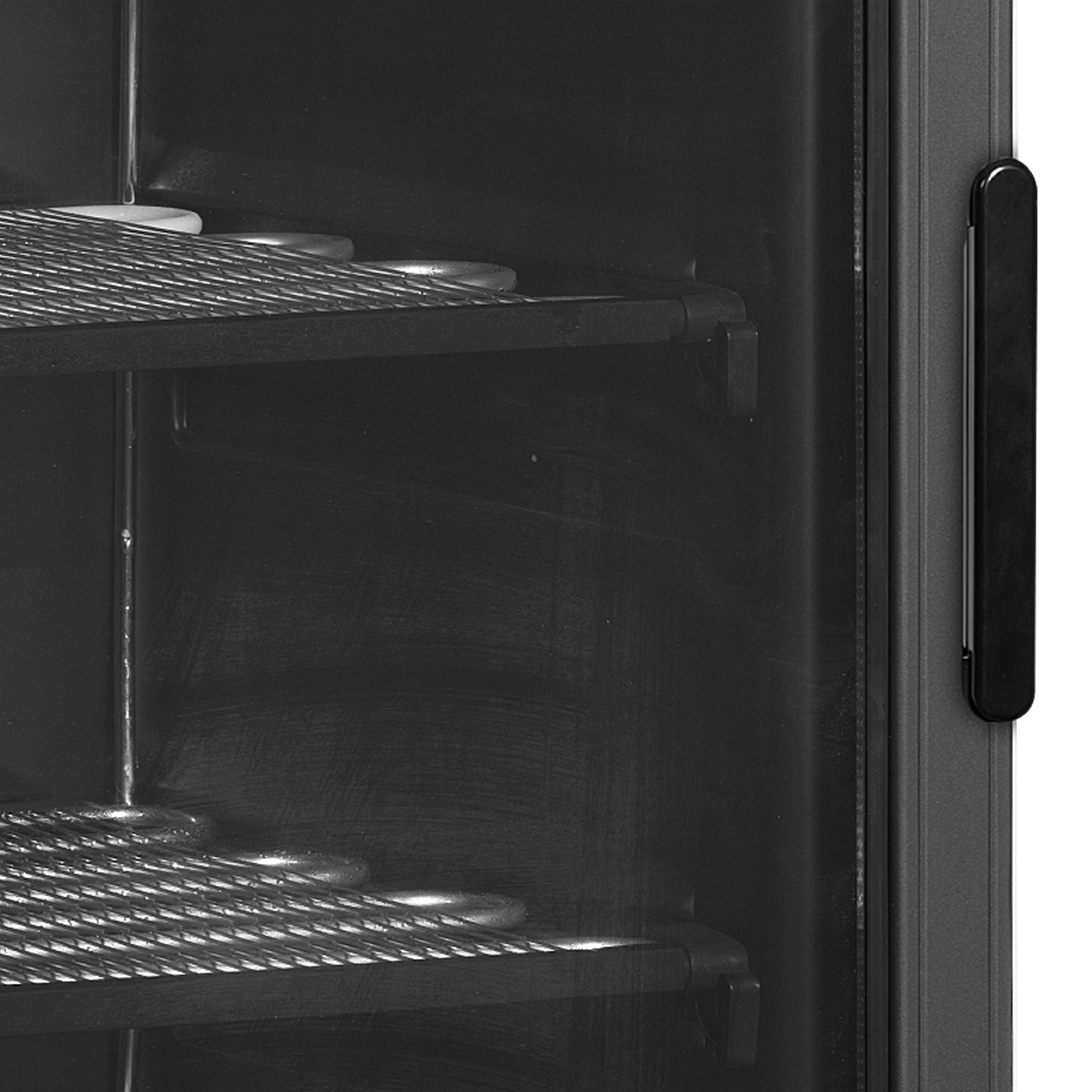 Vitrine à froid négatif, ouverture vers la gauche - TEFCOLD - UFSC371G-BLACK-L-H-47059 by TEFCOLD