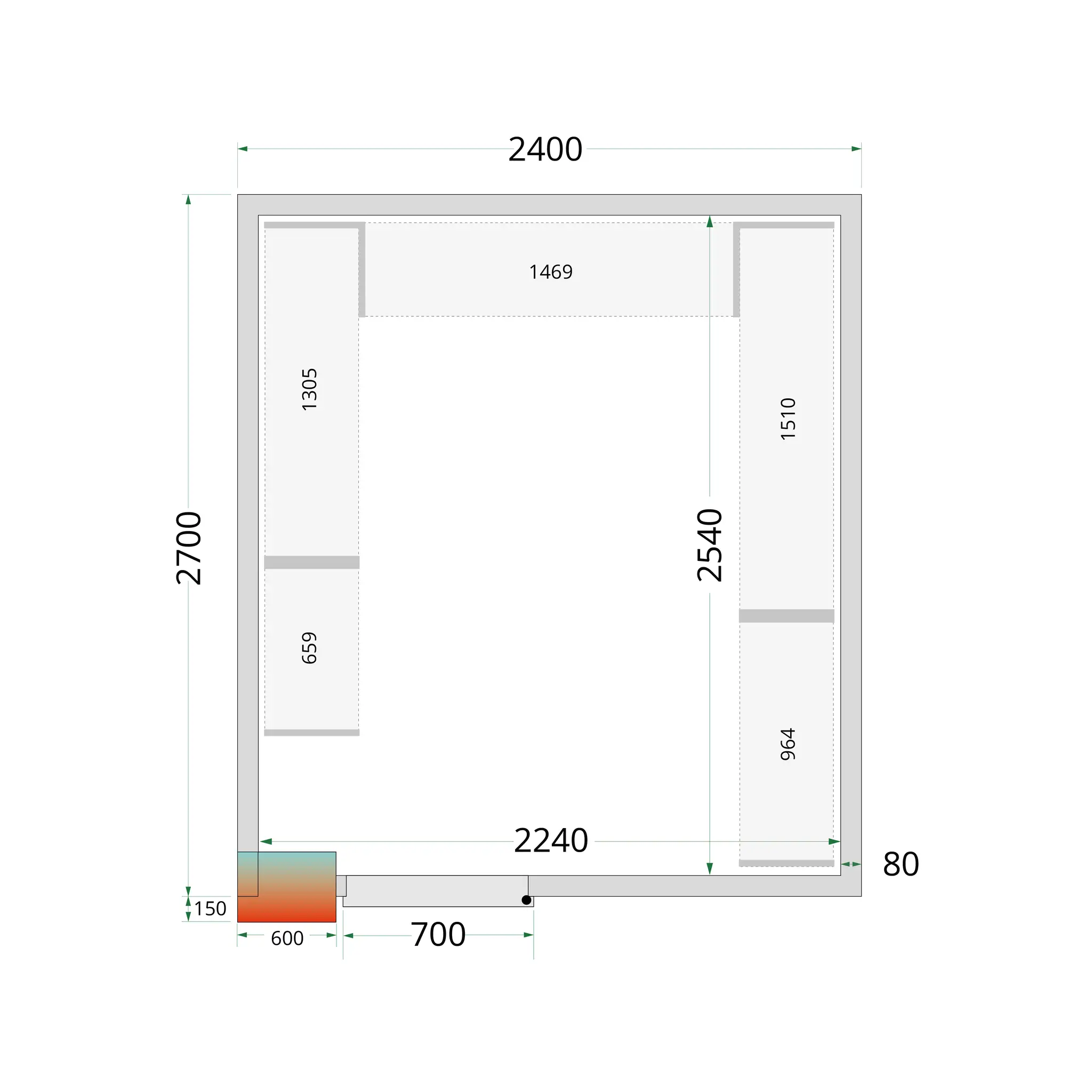 SYSTÈME DE RAYONNAGE POUR - TEFCOLD - SHELF-RACK-SYSTEM-KIT-46215 by TEFCOLD