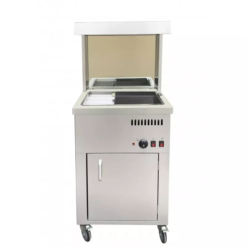 Réserve à frites chauffante sur coffre- CW6F- Cuistance by Cuistance