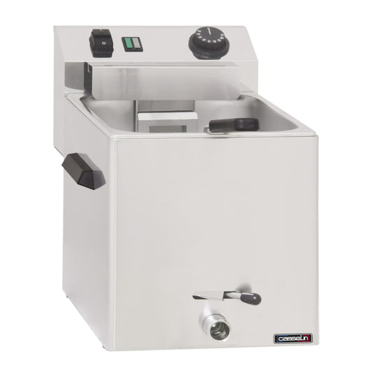 "Cuiseur à pâtes électriqueavec vanne de vidange - 1 panier" - CCAPV1G - Casselin