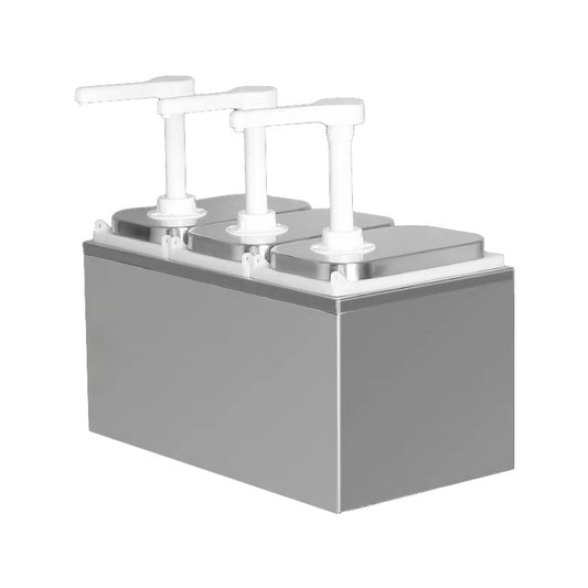 Distributeur de sauce 2L x 3 Pompe en plastique - 606302 - Cuistance