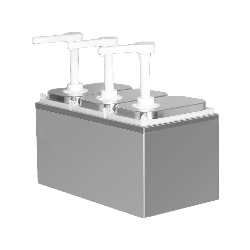 Distributeur de sauce 2L x 3 Pompe en plastique - 606302 - Cuistance