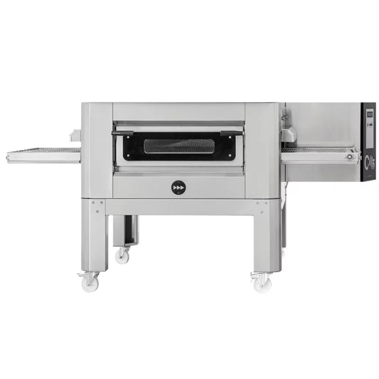 Four convoyeur électrique pizza pain pâtisserie 75 pizzas de Ø 30 cm par heure - Prismafood