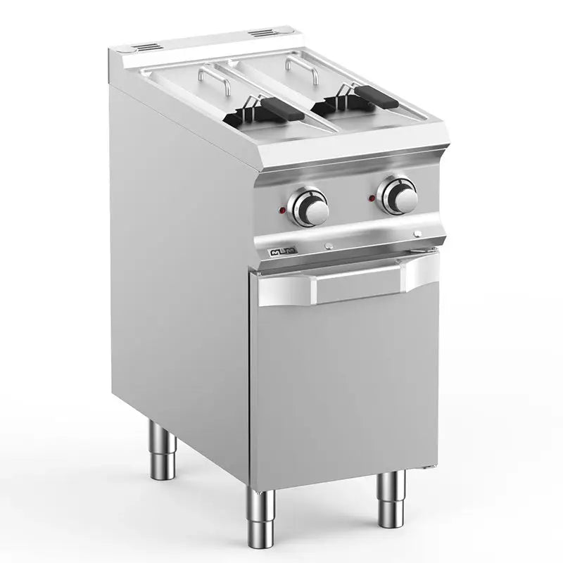 Friteuse 2 Paniers Électrique sur Coffre - FRE74A2V - MBM by MBM