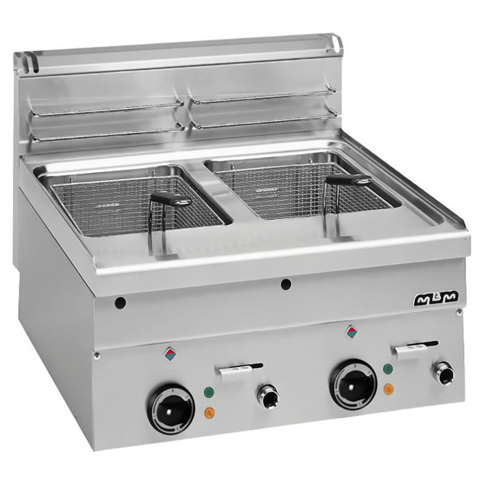 Friteuse pro électrique 2x10L à poser - Minima 600 - EF66 - MBM by MBM