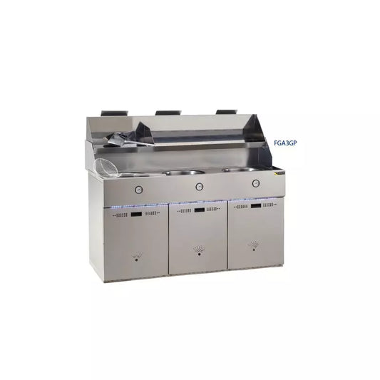 Friteuse SOFINOR à gaz 3 cuves - FGA3GN