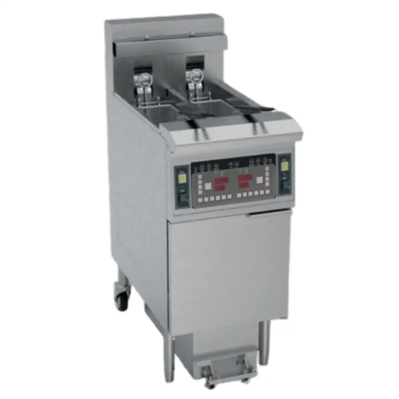 Friteuse électrique 2 paniers de 13 L digital avec Système de filtration - DGFD13L - Cuistance by Cuistance
