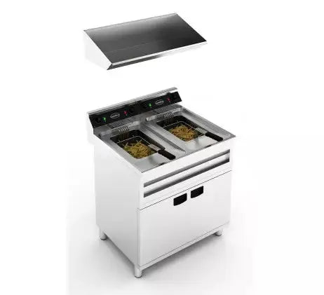 FRITEUSE ÉLECTRIQUES 2X12L 2X6KW - 7455.0960 - Combisteel