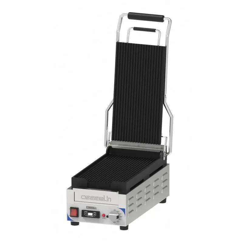 Grill Panini compact Premium Rainurée - Rainurée avec minuteur - CGPRRXSPT - Casselin by Casselin
