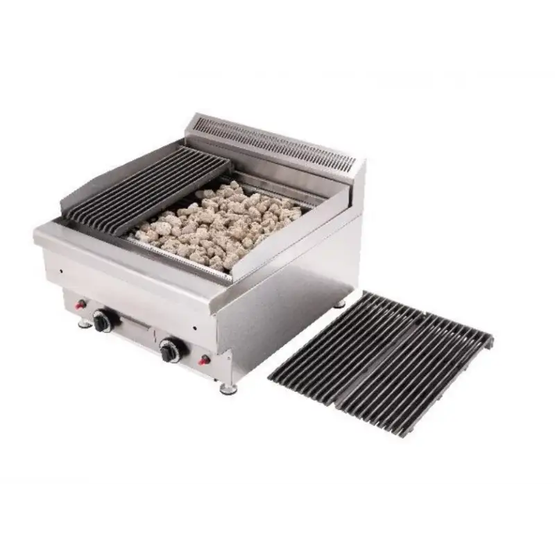 Grill charcoal à gaz 2 brûleurs - GCHD600 - Cuistance