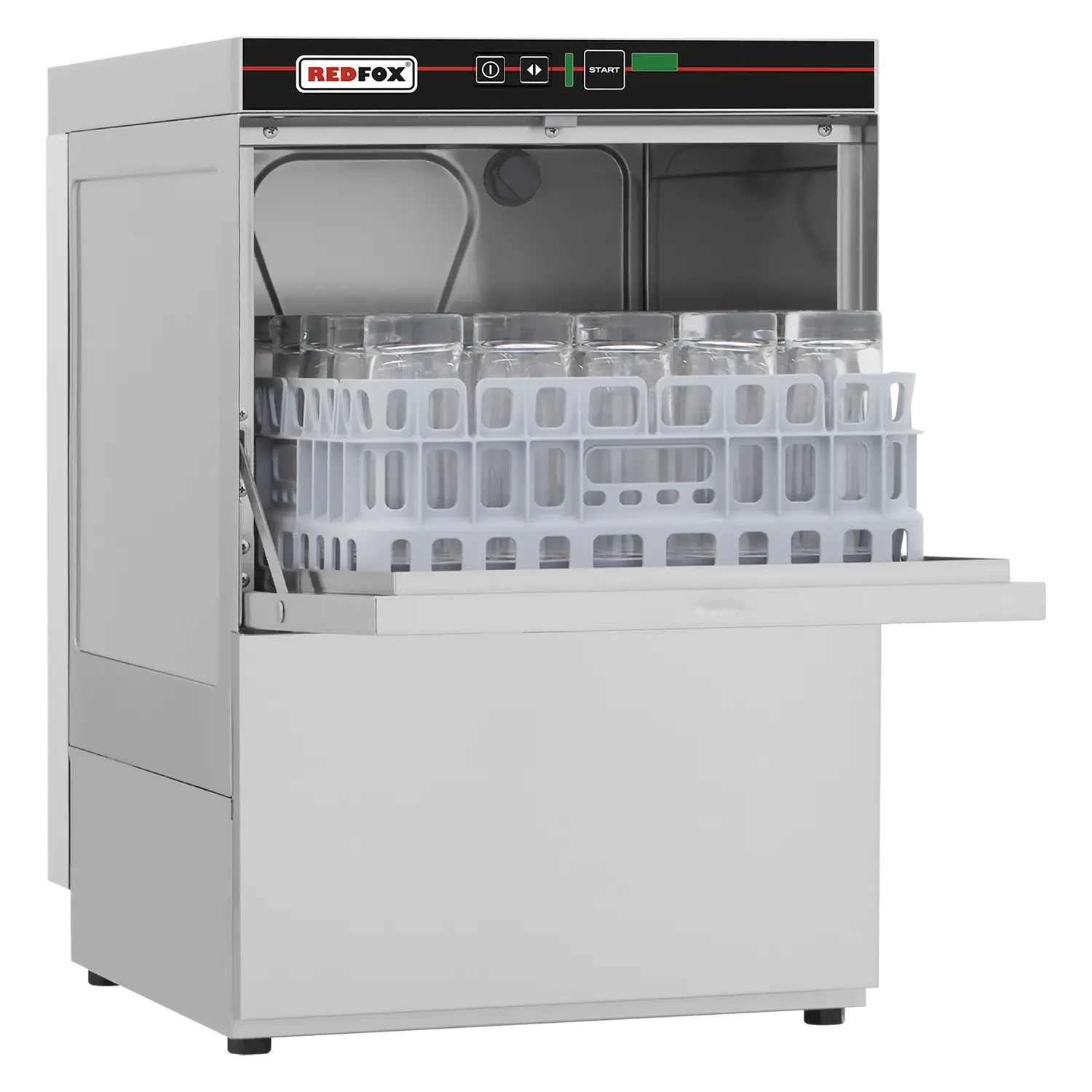 Lave-vaisselle et verre frontal revêtement simple 35x35 - 230 V | REDFOX - QQI 37