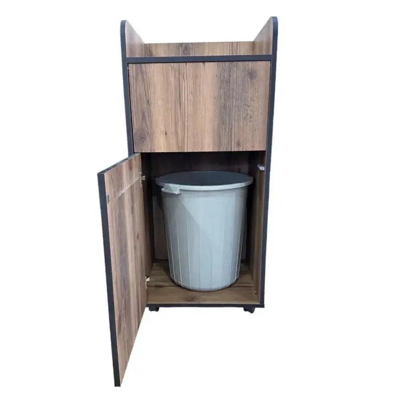 Meuble poubelle snack en bois marron - MBM - Maxi Gastro by Maxi gastro