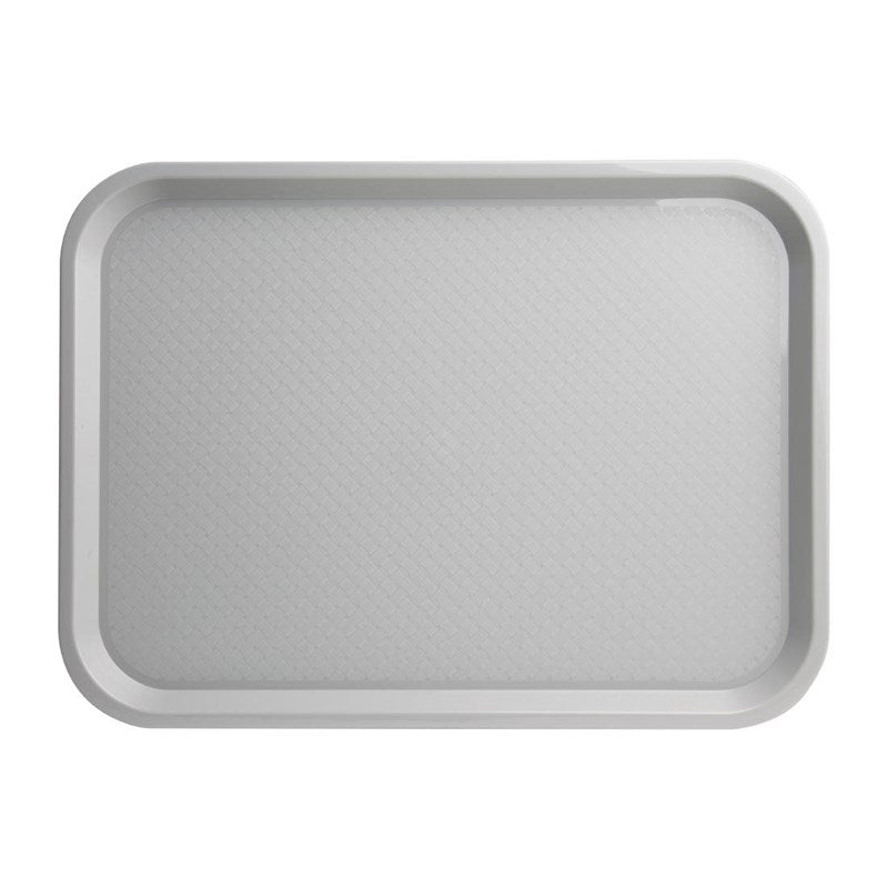 Plateau fast food en plastique Olympia Kristallon gris by Gastronoble