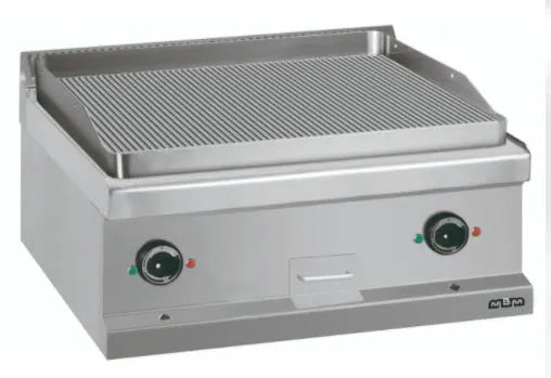 Plaque grillade majistra 700 électrique rainurée - FTBG77TRC - MBM by MBM